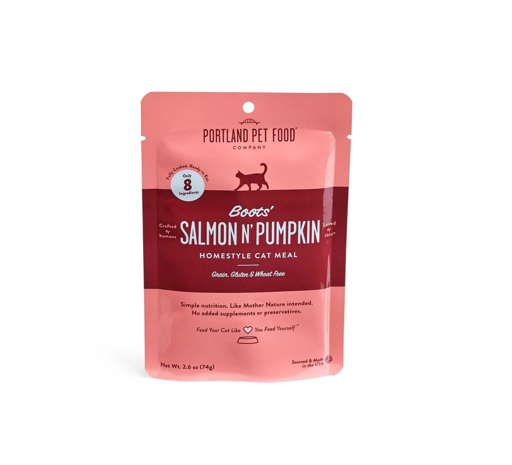 Portland Pet Boots' Salmon N' Pumpkin Cat Meal Pouch