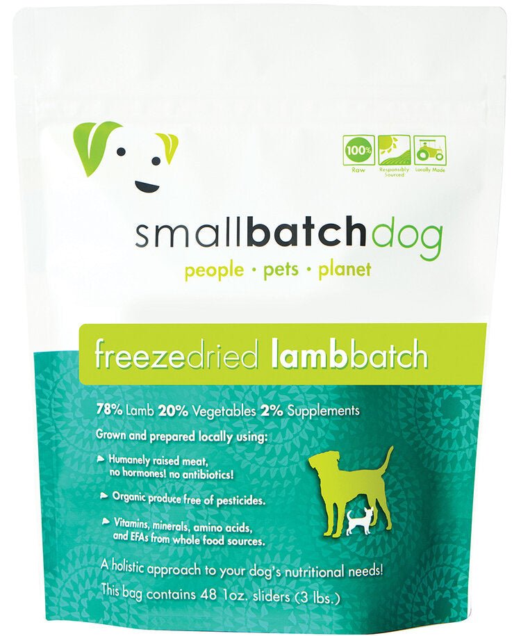 SmallBatch Freeze-Dried Dog Food LambBatch Sliders