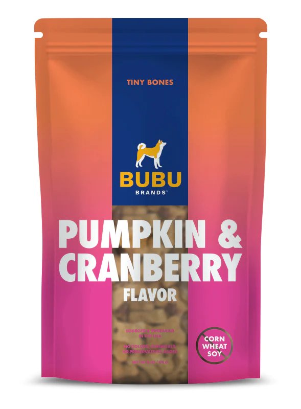 Bubu Tiny Bones Pumpkin and Cranberry