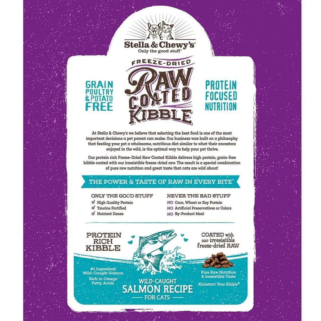 Stella and Chewy's Raw Coated Kibble Salmon Recipe