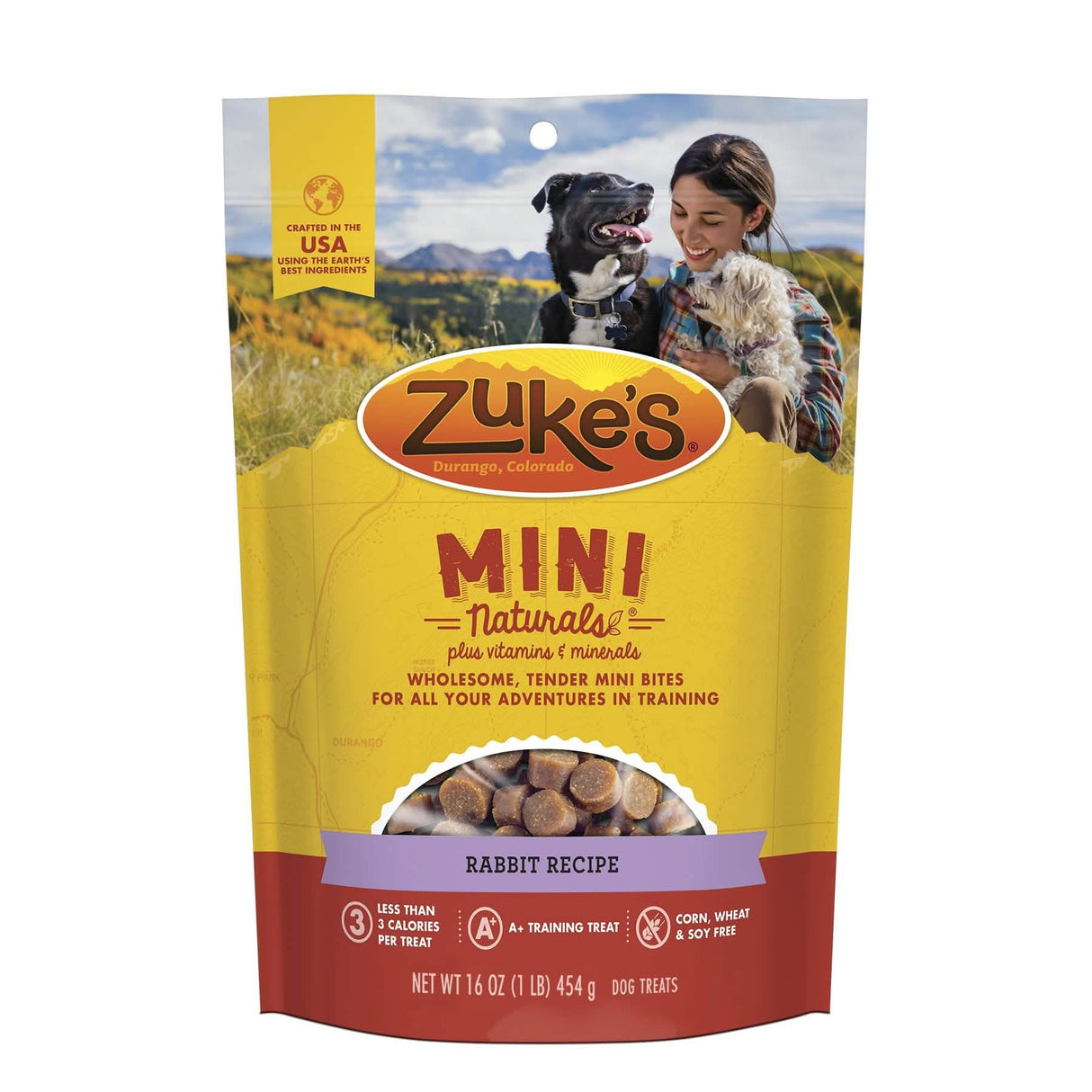 ZUKE'S  MINI NAT RABBIT 16OZ