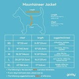 Gooby Large Mint Mountaineer Dog Jacket