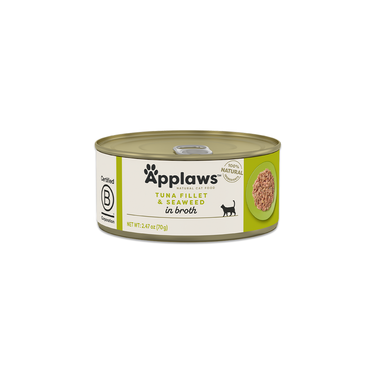APPLAWS Cat Wet Food Tuna & Seaweed 2.47oz