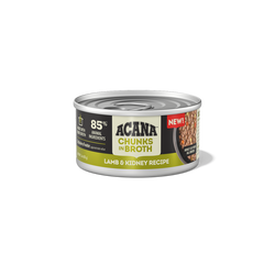 Acana Wet Cat Food Chunks in Broth Lamb & Kidney Recipe 3oz