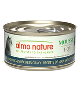 Almo Nature Cat Wet Food Natural Mackerel & Chicken Pate In Gravy 2.47oz