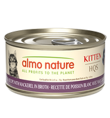 Almo Nature Kitten Wet Food Natural Whitefish With Mackerel in Broth 2.47oz