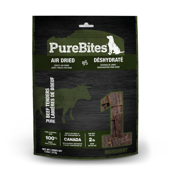 PureBites Beef Jerky  Dog Treat (7.5oz Bags)