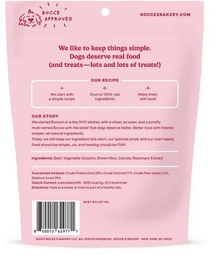 Carne de res glaseada de Bocce's Bakery, 4 oz