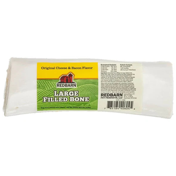 BodP Hueso Relleno de Redbarn Queso/Tocino 6" 