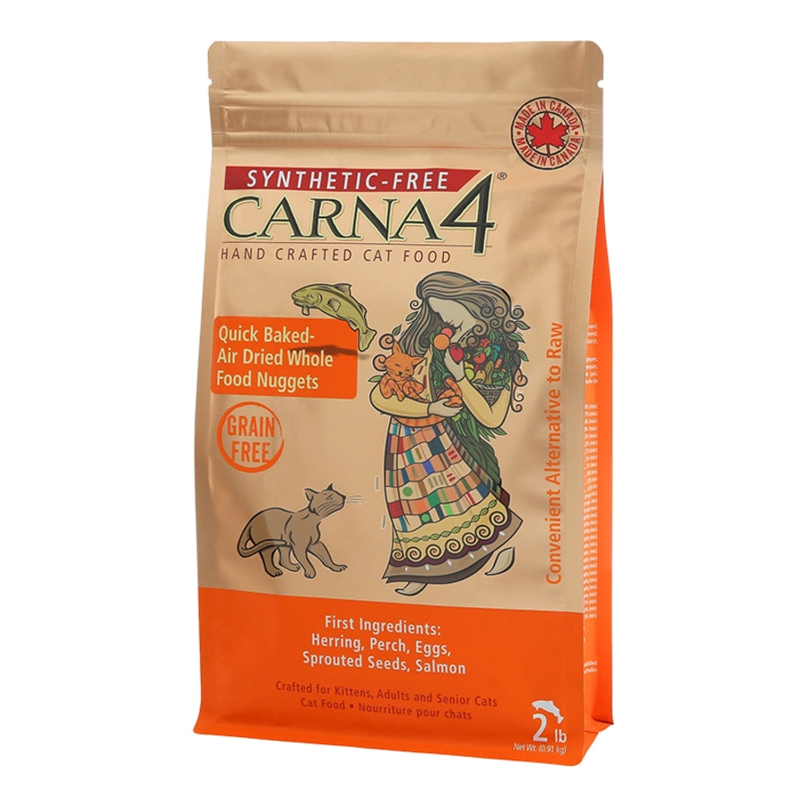Carna4 Grain-Free Fish Recipe Dry Cat Food (2lb bag)