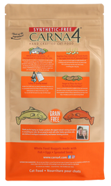 Carna4 Grain-Free Fish Recipe Dry Cat Food (4lb bag)