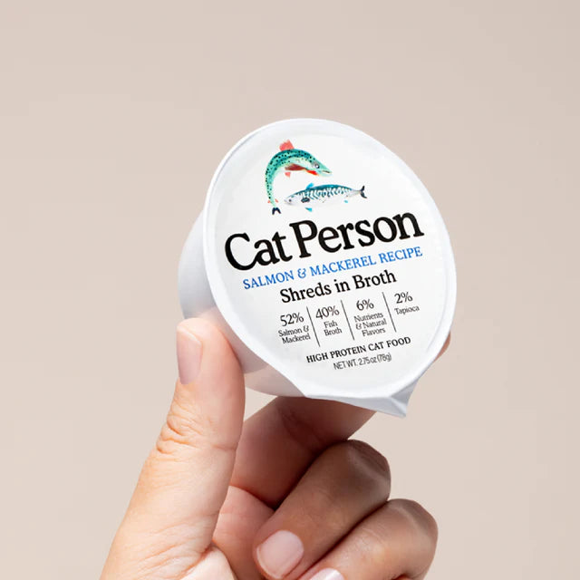 Cat Person Cat Wet Food Grain Free Salmon & Mackerel 2.75oz