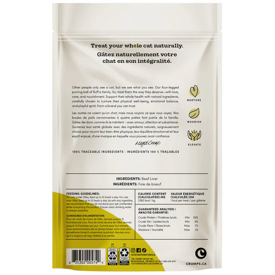 Crumps Naturals Cat Freeze-Dried Beef 1.05oz