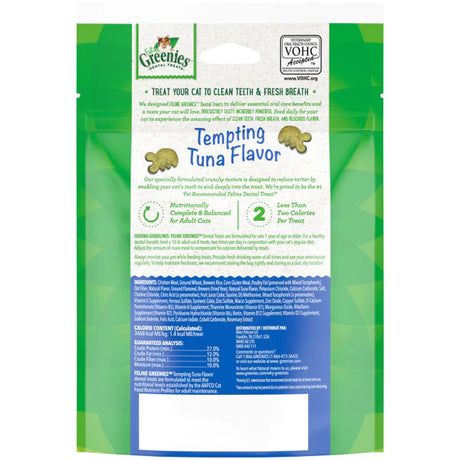 Greenies Dental Treats Tempting Tuna Flavor for Cats (2.1oz)