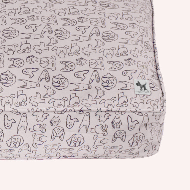 Molly Mutts "Only You" Dog Bed Duvet Cover (Medium/Large, 27" d x 36" w x 5" h)