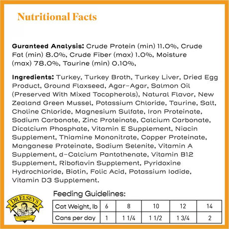 Dr Elsey's Clean Protein Turkey Recipe Wet Cat Food (2.75oz can)