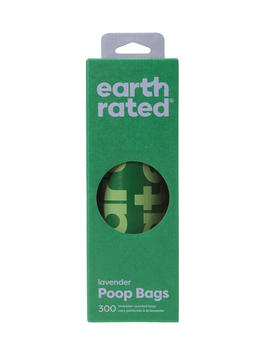 Bolsas para excrementos perfumadas EARTH RATED, 300 unidades