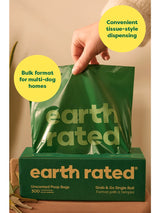 Bolsas para excrementos perfumadas EARTH RATED, 300 unidades