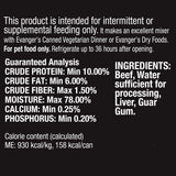 Evanger's Dog & Cat Wet Topper Grain Free Beef 6oz