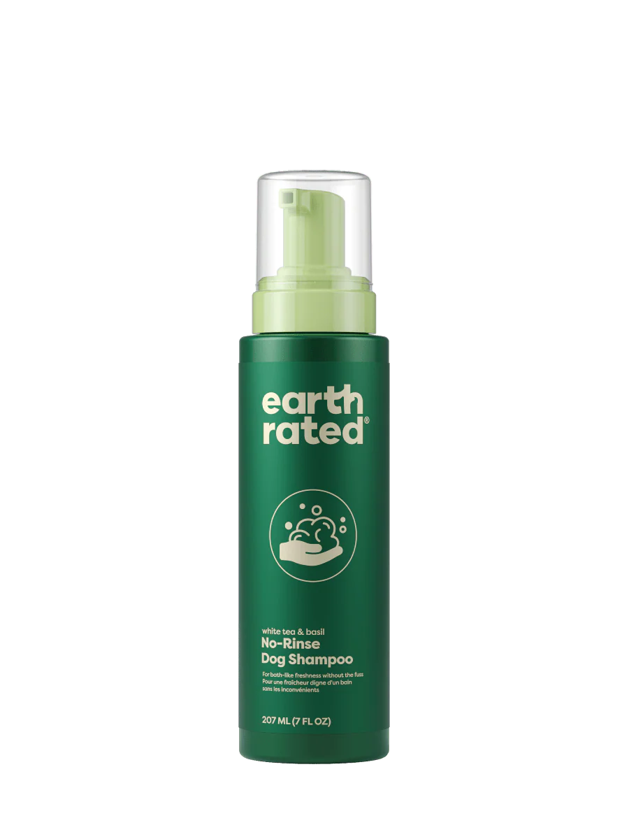 Earth Rated No Rinse Waterless Dog Shampoo (7oz Bottle)