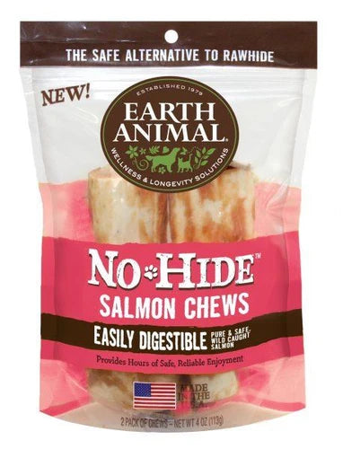 SALMÓN NOHIDE DE ANIMAL DE TIERRA DE 7" paquete de 2