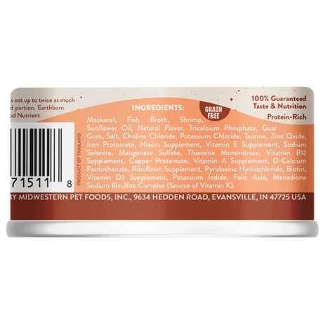 Earthborn Holistic Wet Cat Food Catalina Catch 3oz