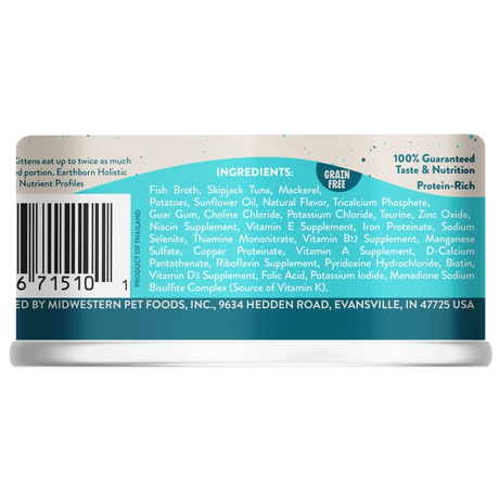 Earthborn Holistic Wet Cat Food Monterey Medley 3oz