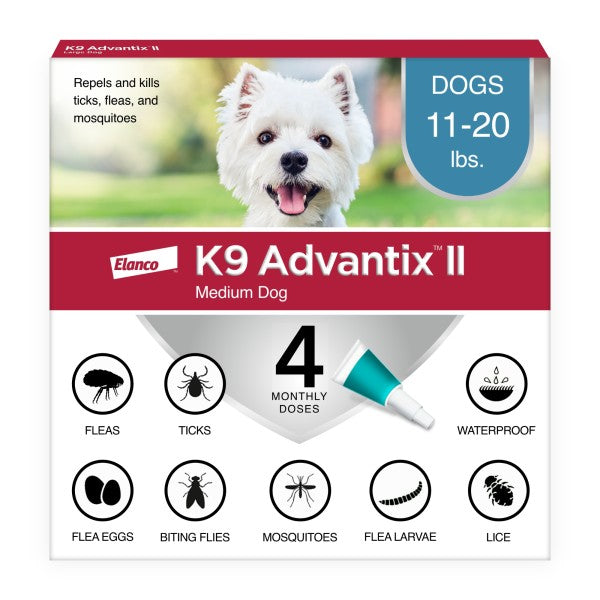Elanco Advantix Flea, Tick & Mosquito Prevention For Medium Dogs