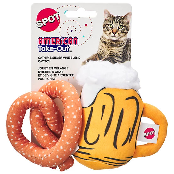 SPOT American Take Out Cat Toy (2 pack)