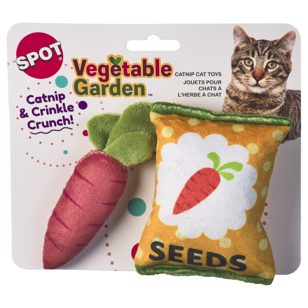 SPOT Vegetable Garden with Catnip Cat Toy