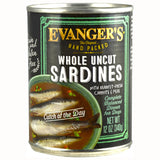 Evanger's Dog Wet Food Whole Uncut Sardines 12oz