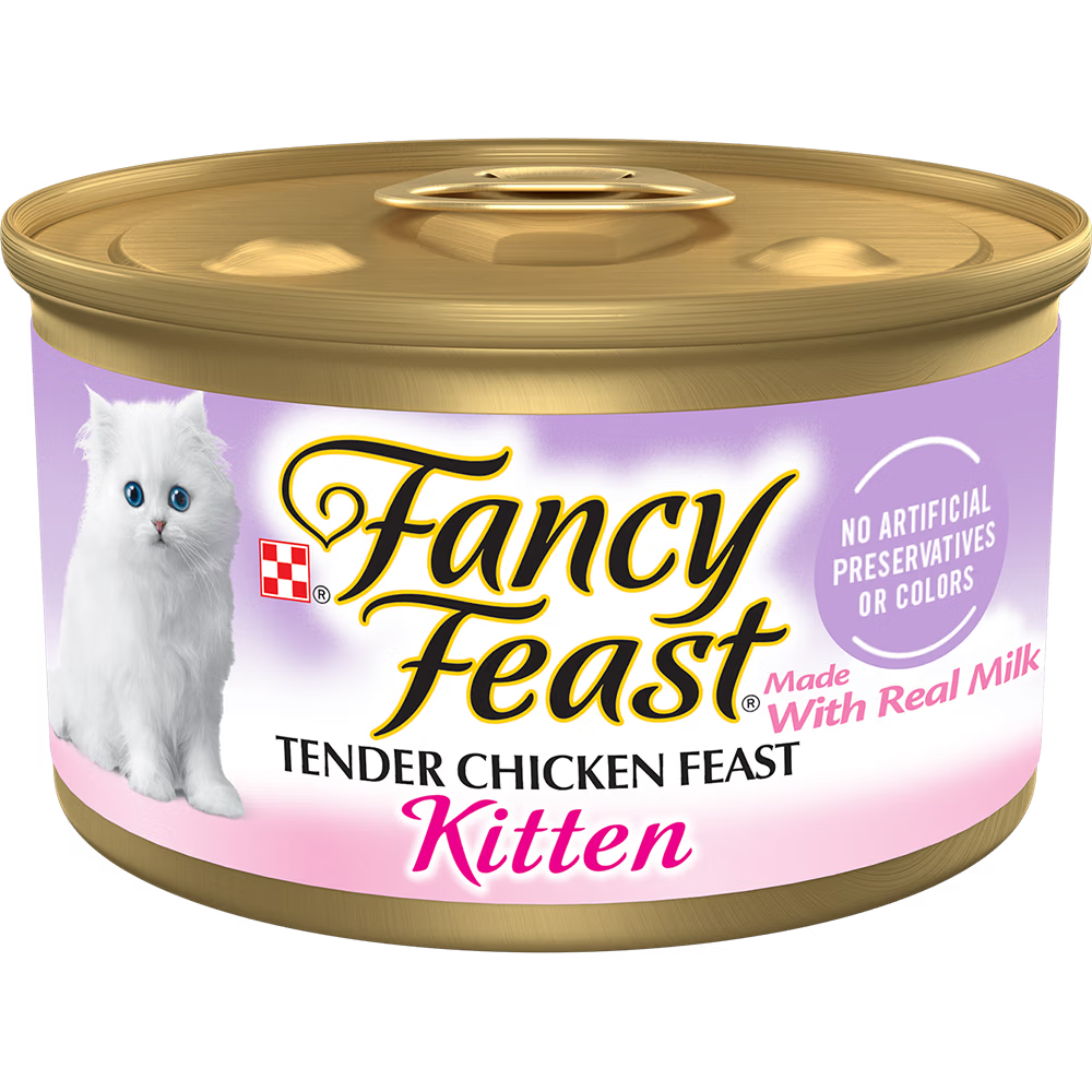 Fancy Feast C Kitten - Pollito tierno de 3 oz