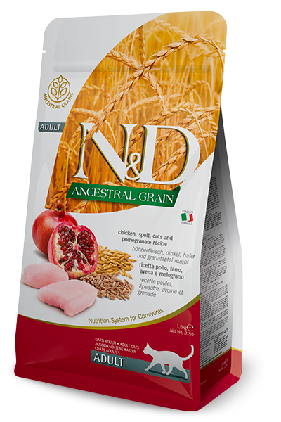 Farmina N&D Ancestral Grain Chicken & Pomegranate (3.3lb Bag)