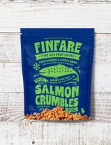 Finfare Cold Smoked & Freeze Dried Smoked Salmon Crumbles Dog Treat/Topper (1.3oz bag)