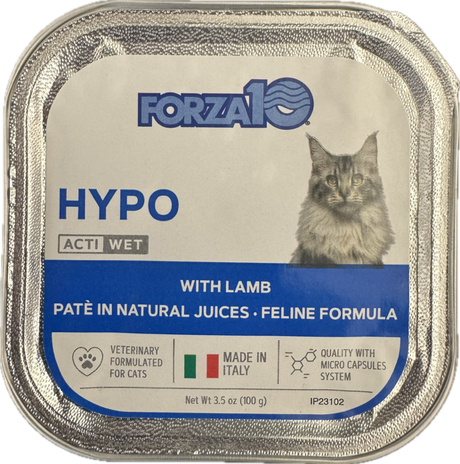 FORZA10 Wet Cat Food Hypoallergenic Lamb Lung/Liver 3.5oz