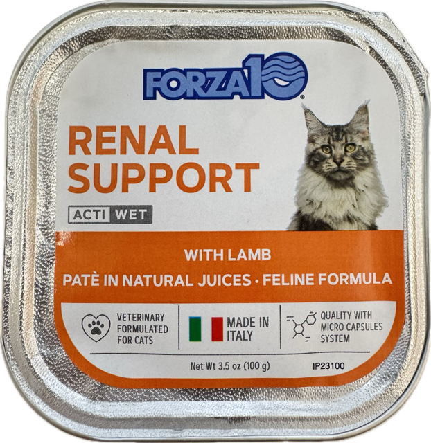 FORZA10 Wet Cat Food Renal Lamb 3.5oz