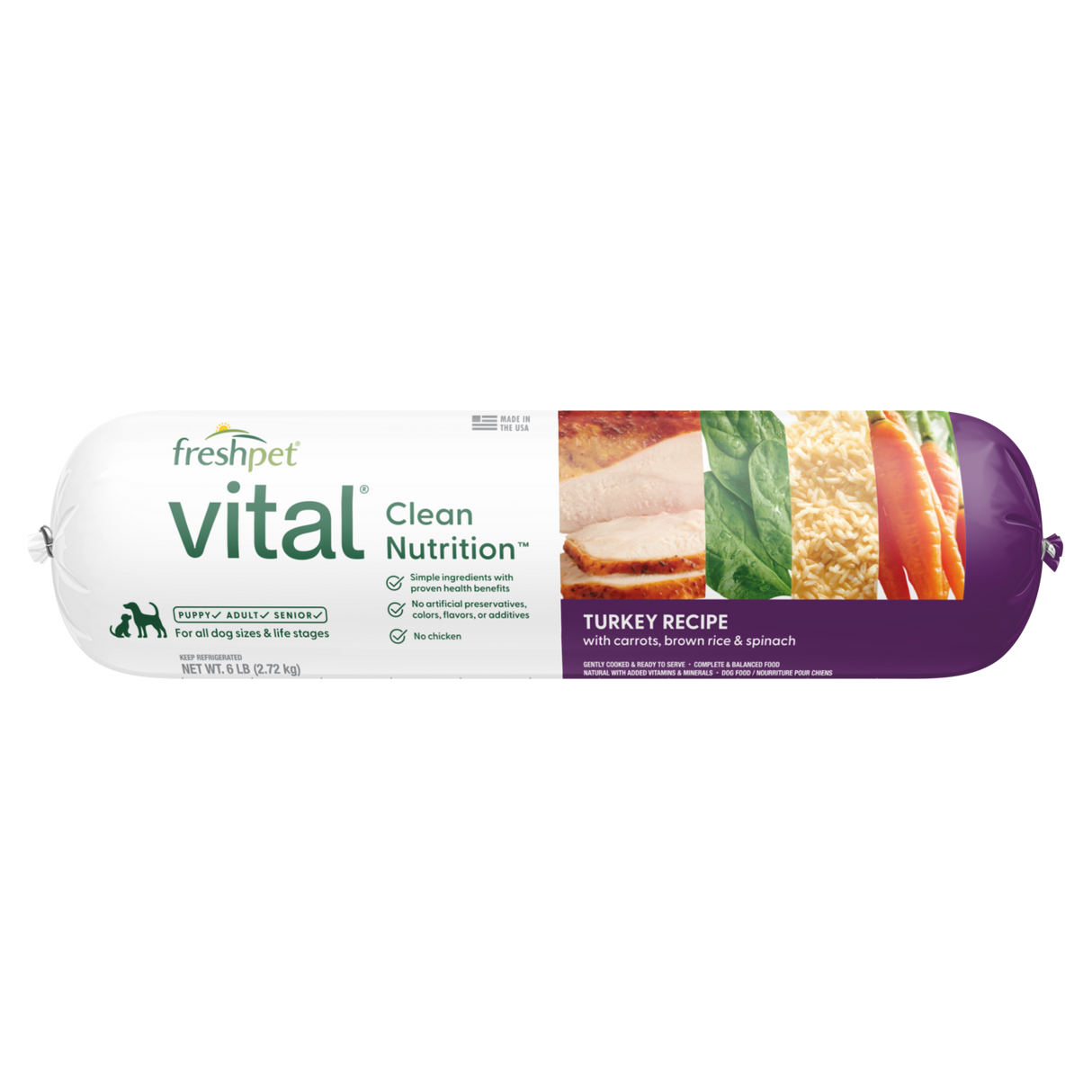 Freshpet Vital Balance Turquie 6 lb