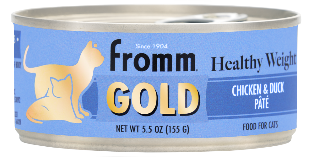Fromm Cat Wet Food Gold Healthy Weight Chicken & Duck Pate 3oz