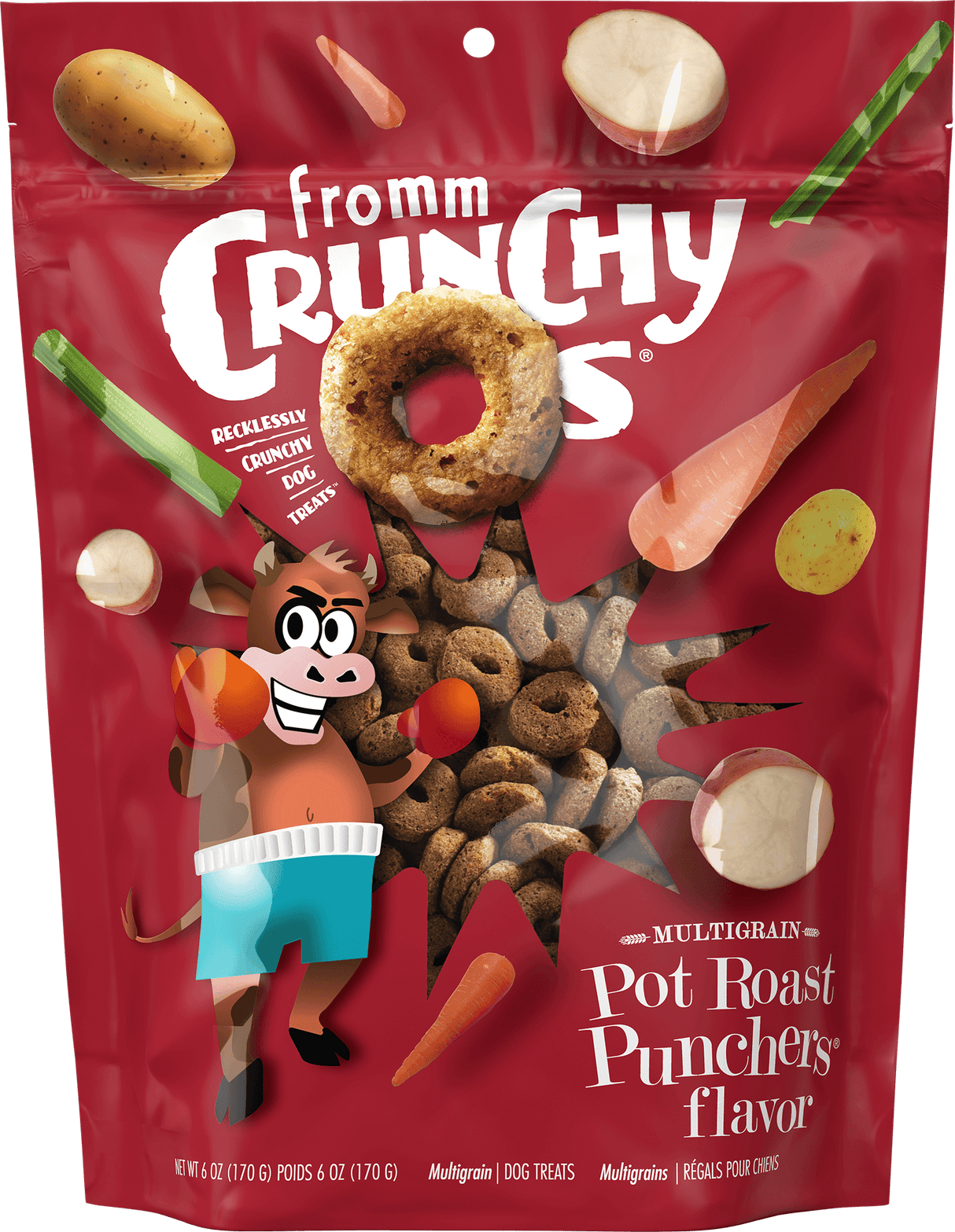 Fromm Crunchy Os Pot Roast Punchers Dog Treats (6oz bag)