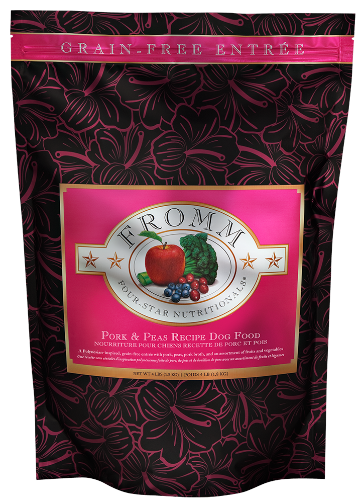 Fromm Four-Star Pork & Peas Recipe Dry Dog Food (4lb Bag)