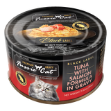 Fussie Cat Wet Food Black Label Tuna & Salmon in Gravy 2.82oz
