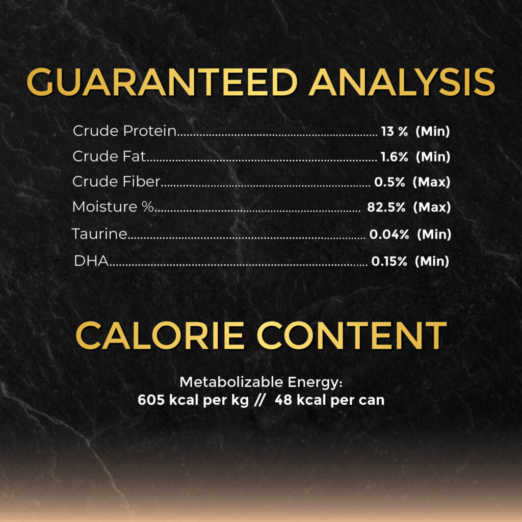 Fussie Cat Wet Food Black Label Tuna with Prawn Formula in Gravy 2.82oz