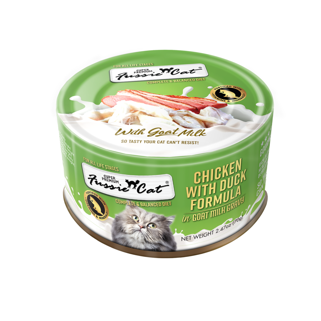 Fussie Cat Wet Food Chicken & Duck In Goat Milk 2.47oz