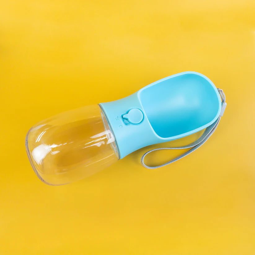 Green Waves Portable Pet Water Bottle Turquoise (10 oz)