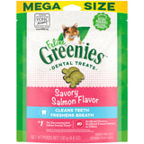 Greenies Dental Treats Savory Salmon Flavor for Cats (4.6oz)