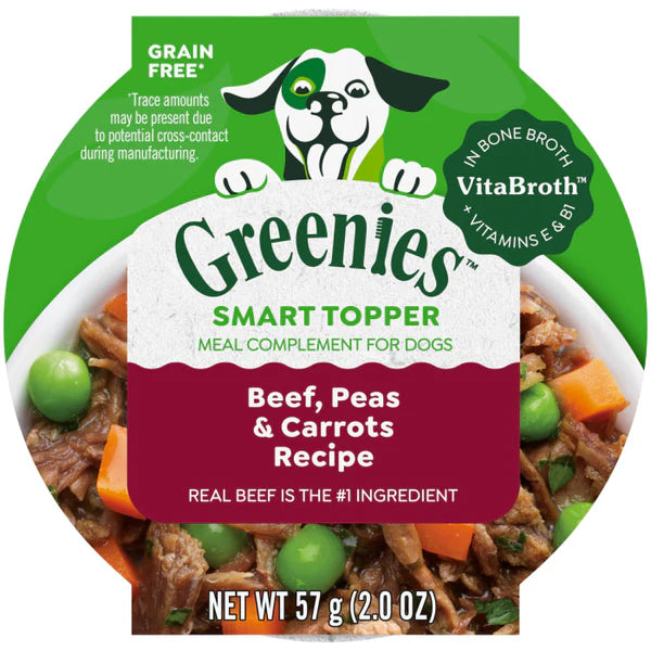 Greenies Dog Wet Food Beef, Peas & Carrots Recipe, 2 oz