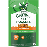 Golosinas para gatos Greenies Feline Pill Pockets sabor pollo