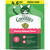 Greenies Dental Treats Savory Salmon Flavor for Cats (4.6oz)