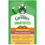 Golosinas para gatos Greenies SmartBites para la salud de la piel y el pelaje sabor pollo