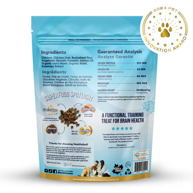 HealthyBud Chicken with Superfoods Training Treats for Dogs (6.5oz Bag)